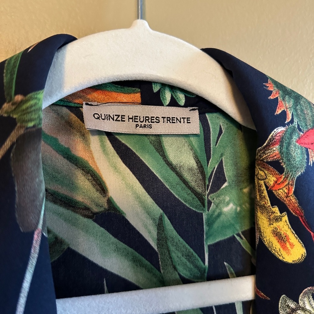 Floral Jacket - made in France. Gorgeous texture and perfect fit